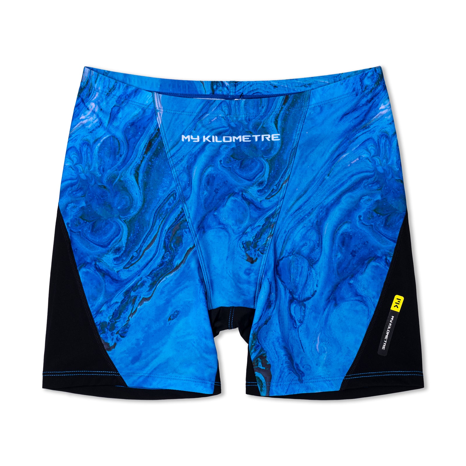 MY KILOMETRE Men's Square Leg Athletic Swim Jammers