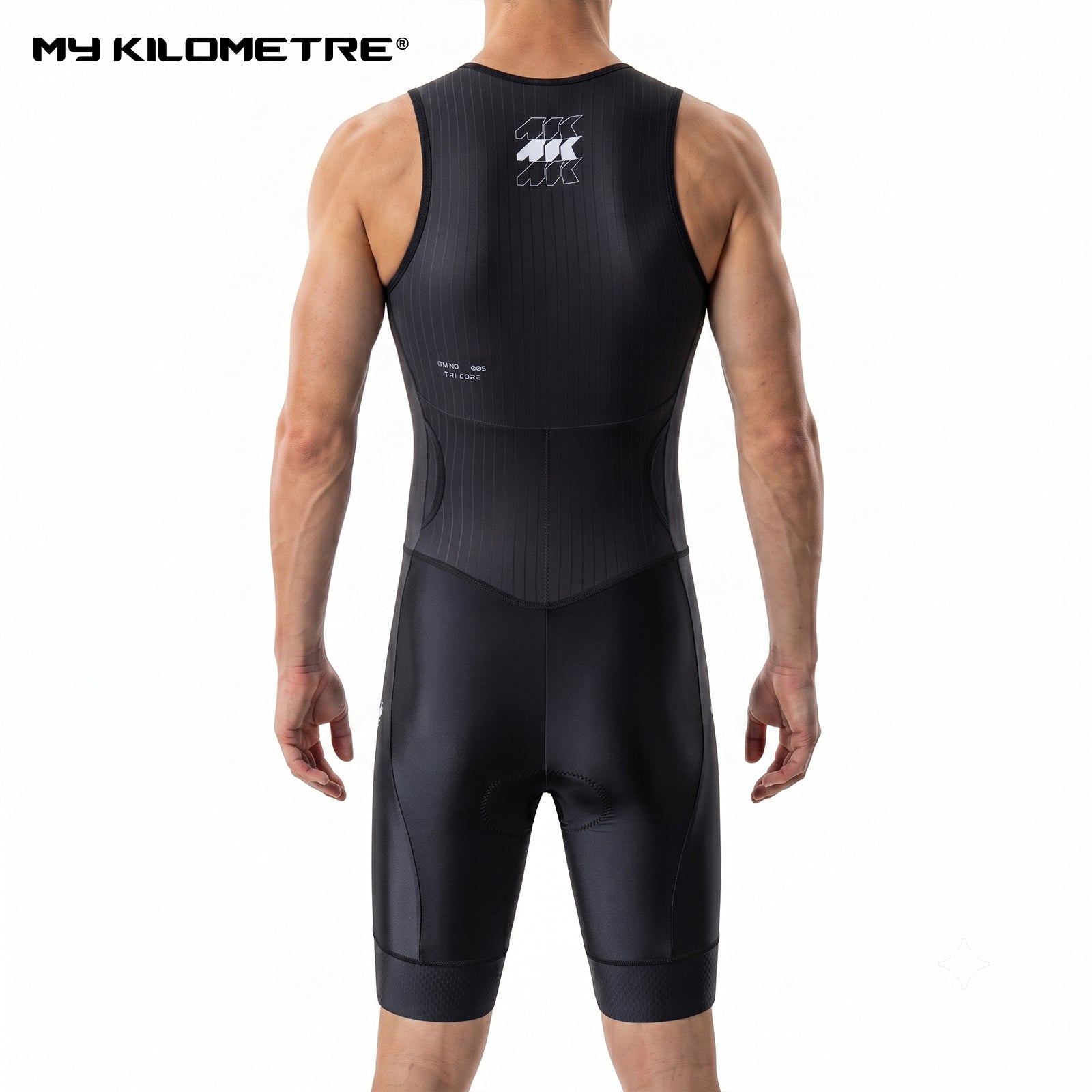 MY KILOMETRE Men's Sleeveless Triathlon Suit