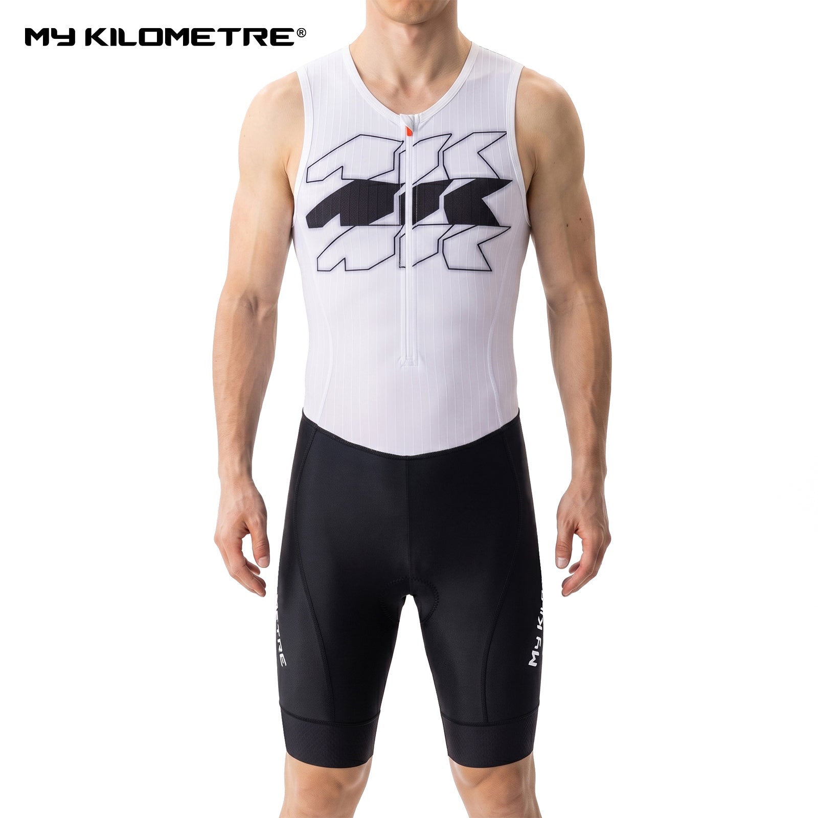 MY KILOMETRE Men's Sleeveless Triathlon Suit