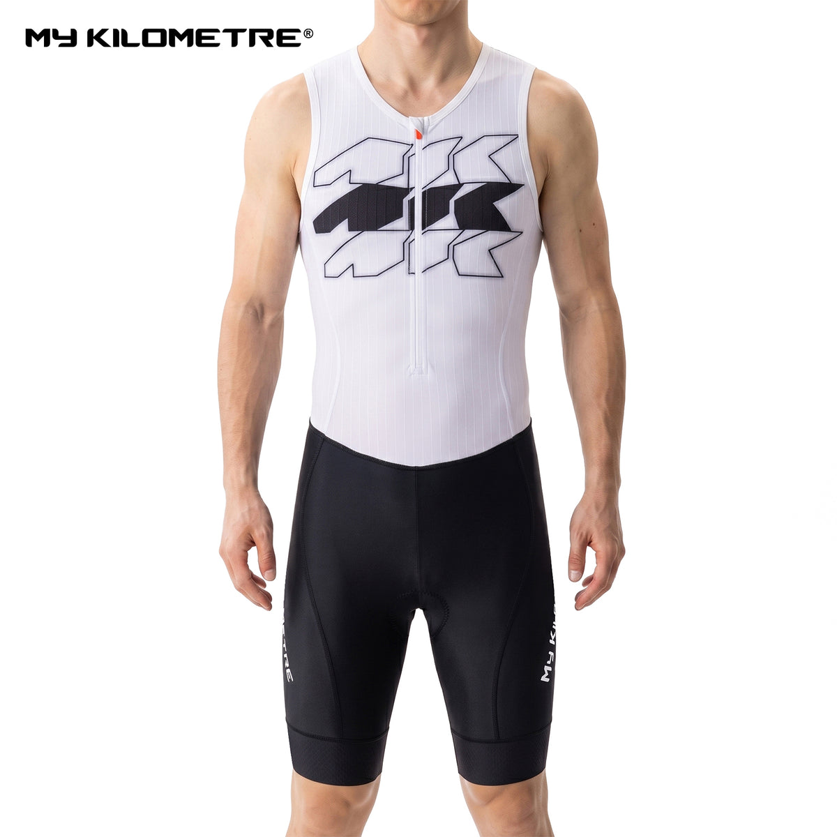 MY KILOMETRE Men's Sleeveless Triathlon Suit