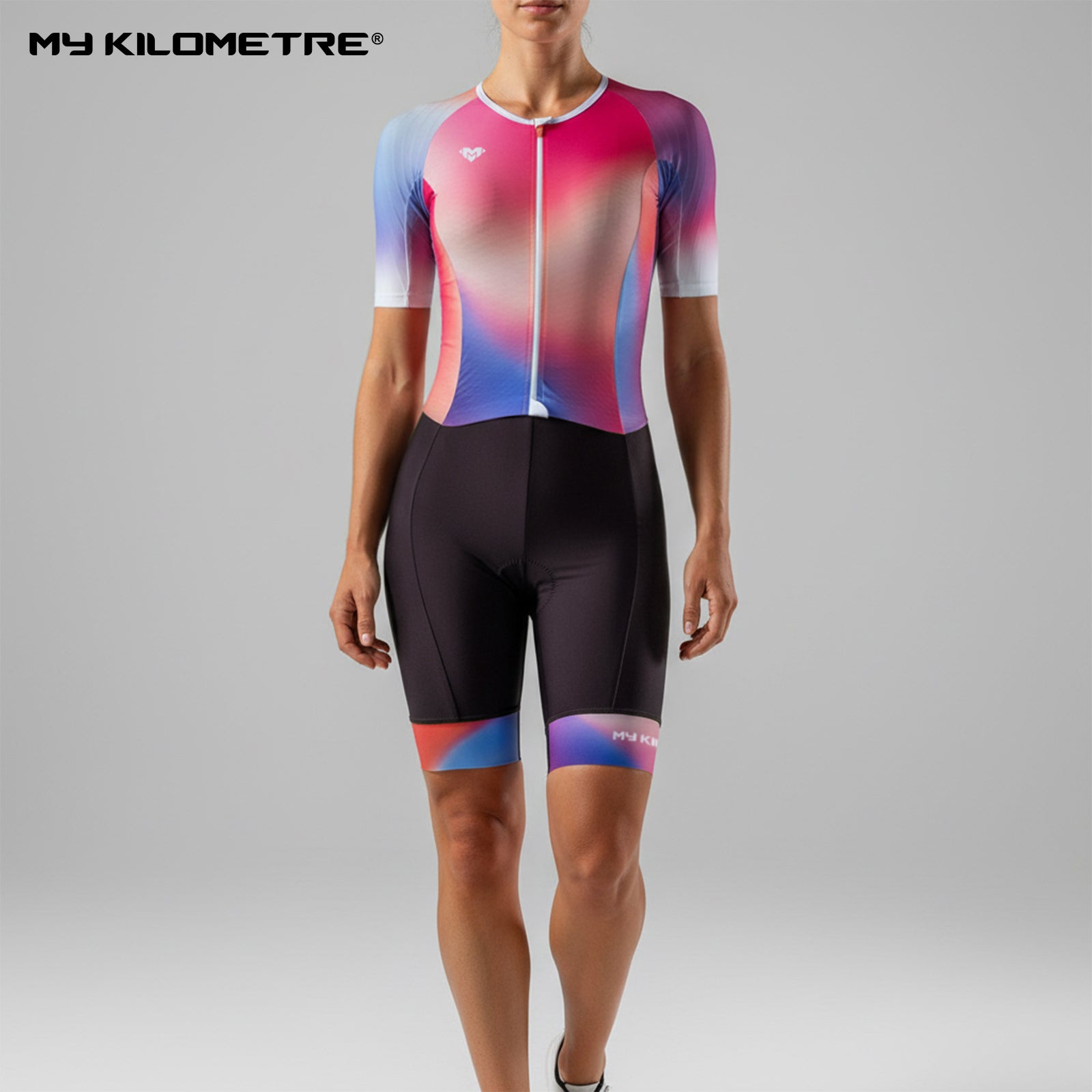 MY KILOMETRE Women's Triathlon Suit Short Sleeve