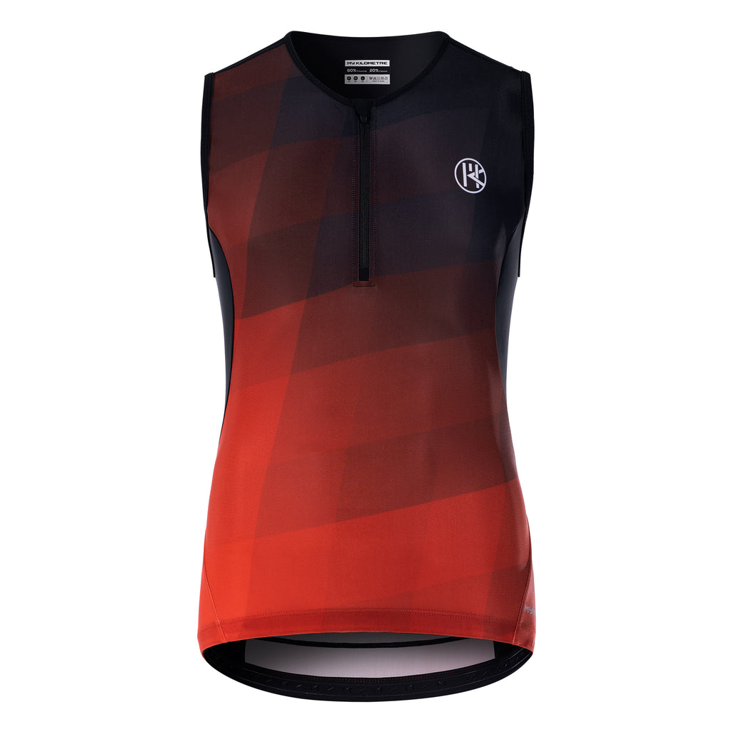 MY KILOMETRE Men’s Sleeveless Triathlon Top