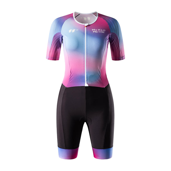 MY KILOMETRE Women's Triathlon Suit Short Sleeve