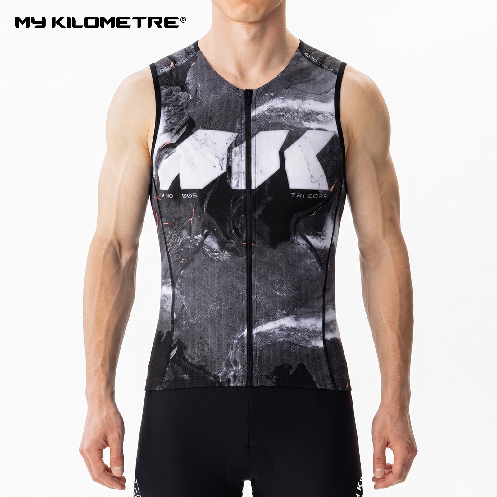 MY KILOMETRE CORE Men's Sleeveless Triathlon Top