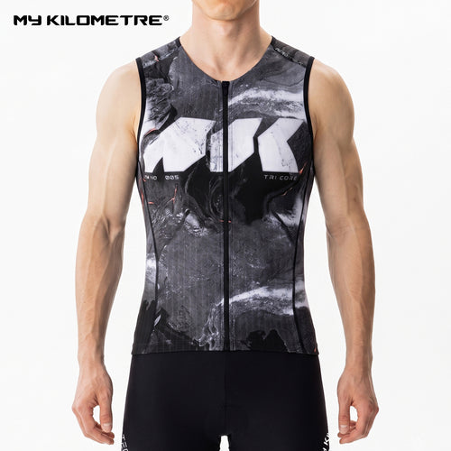 MY KILOMETRE CORE Men's Sleeveless Triathlon Top