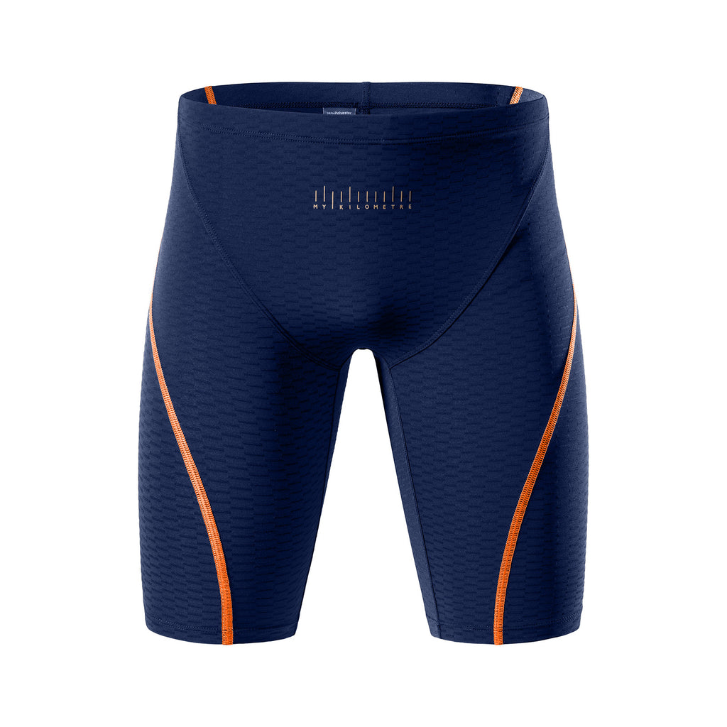 MY KILOMETRE Men's Chlorine Resistant Racing Swim Jammers