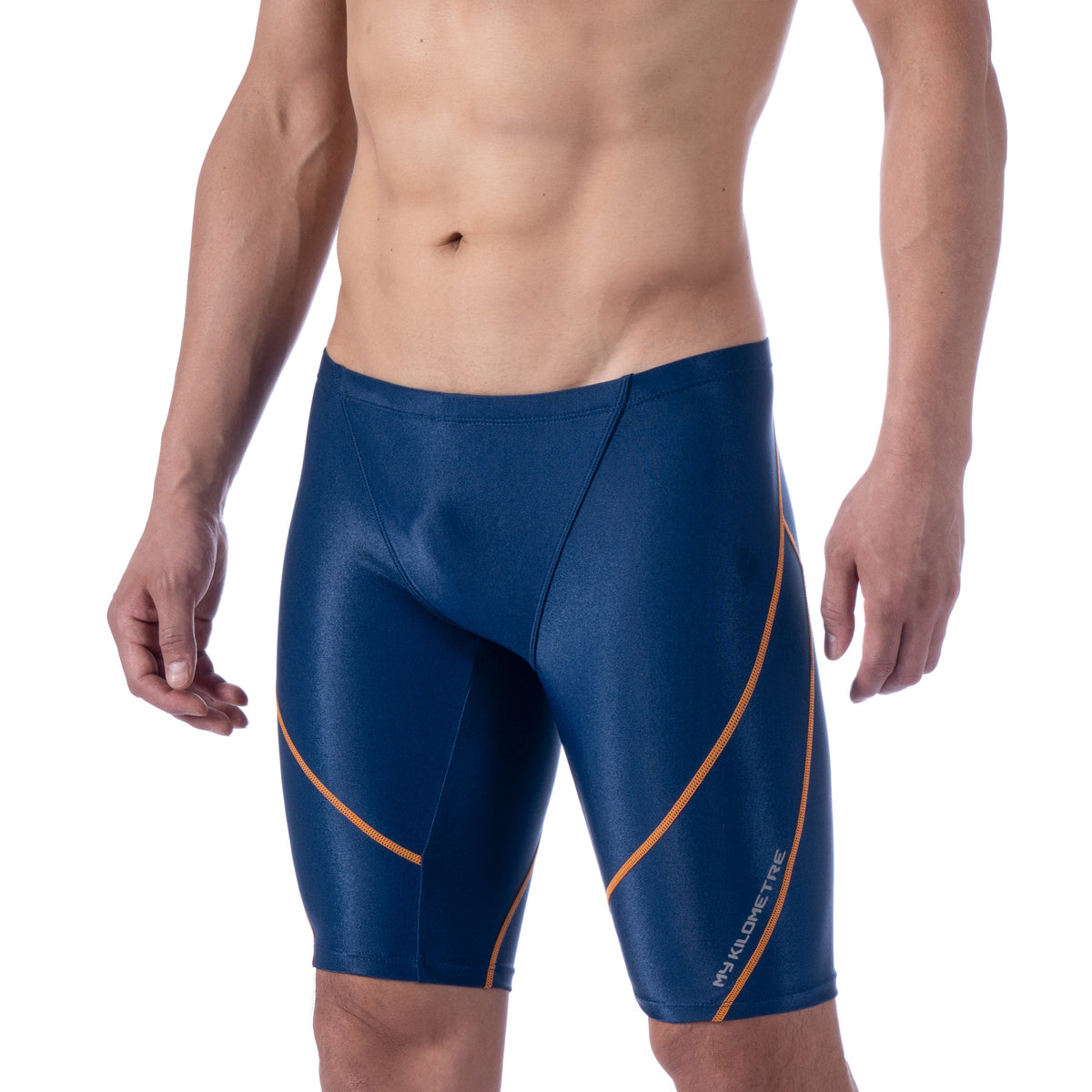 MY KILOMETRE Men's PBT Durable Training Swim Jammers