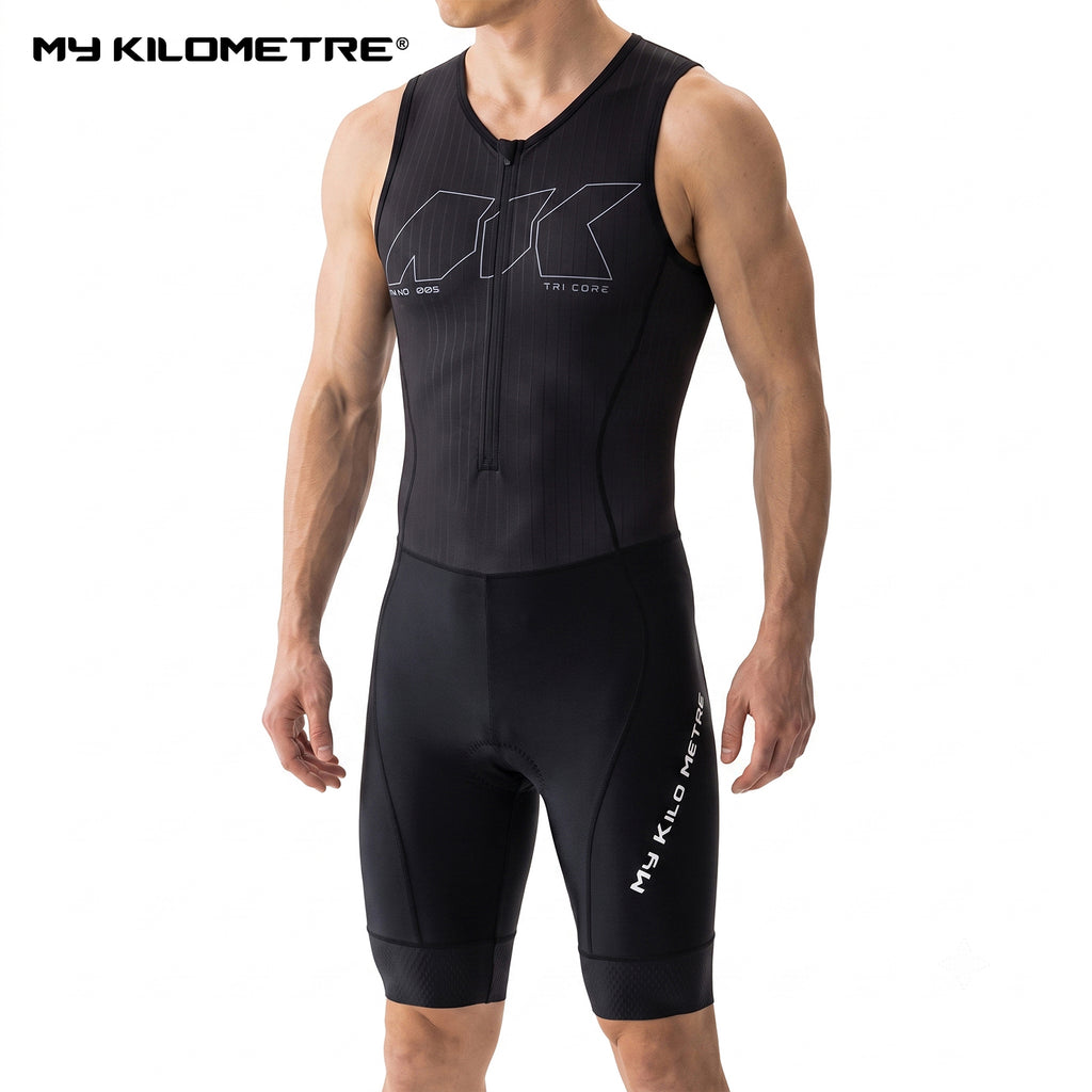 MY KILOMETRE Men's Sleeveless Triathlon Suit