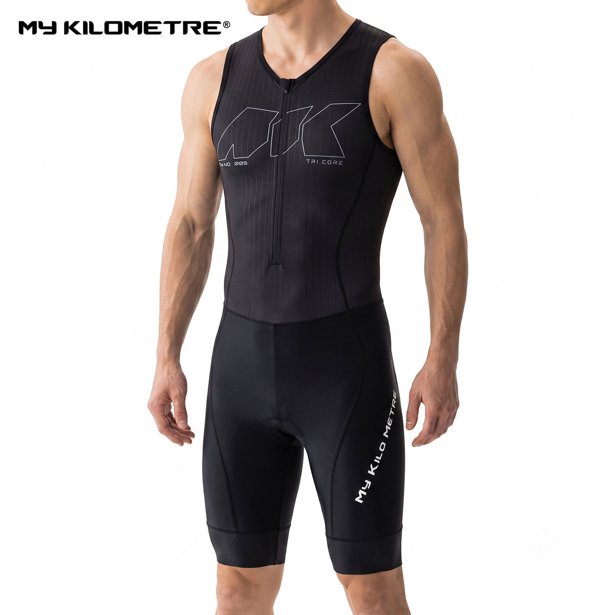 MY KILOMETRE Men's Sleeveless Triathlon Suit