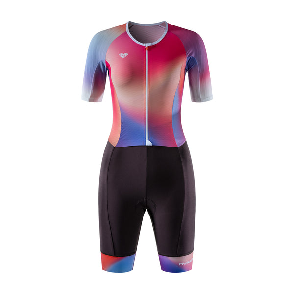 MY KILOMETRE Women's Triathlon Suit Short Sleeve