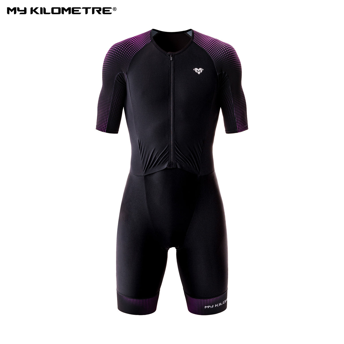 MY KILOMETRE Men's Short Sleeve Triathlon Suit