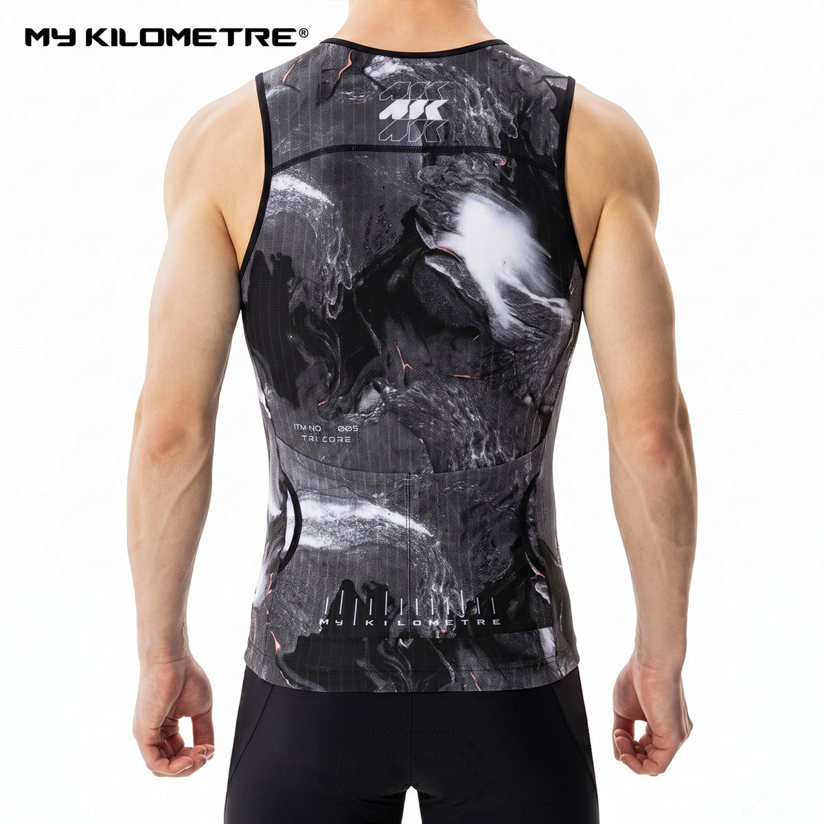 MY KILOMETRE CORE Men's Sleeveless Triathlon Top