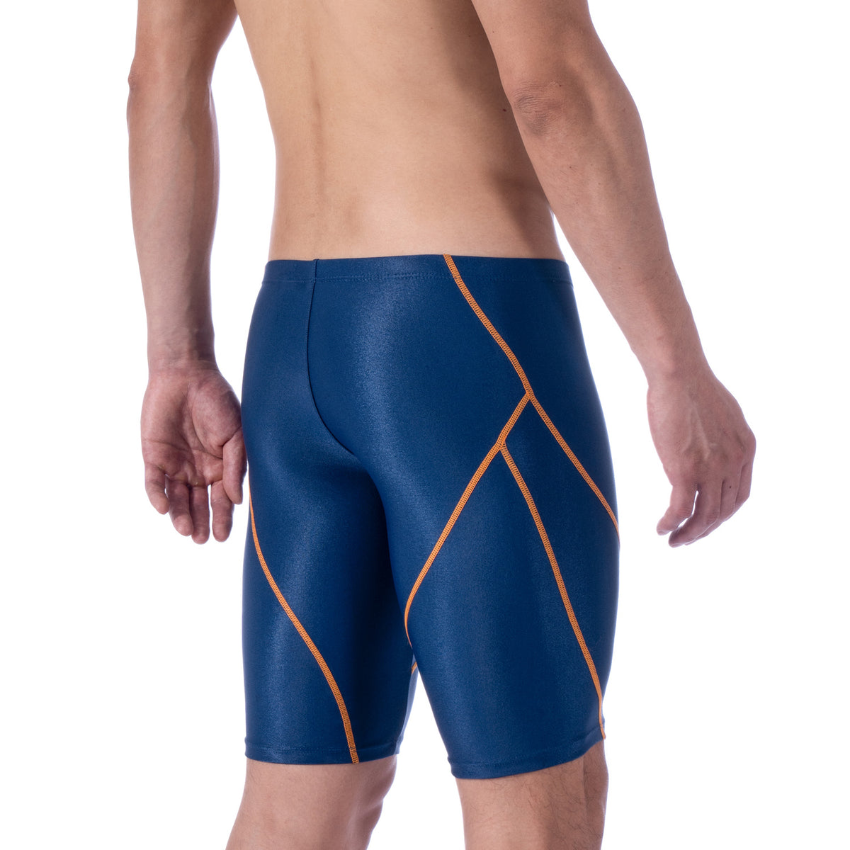MY KILOMETRE Men's PBT Durable Training Swim Jammers