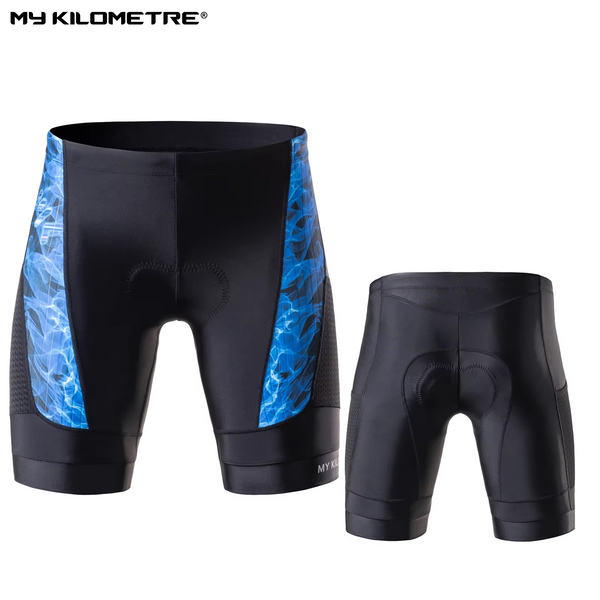 MY KILOMETRE Men's Quick-Dry Tri Shorts with Thin Chamois