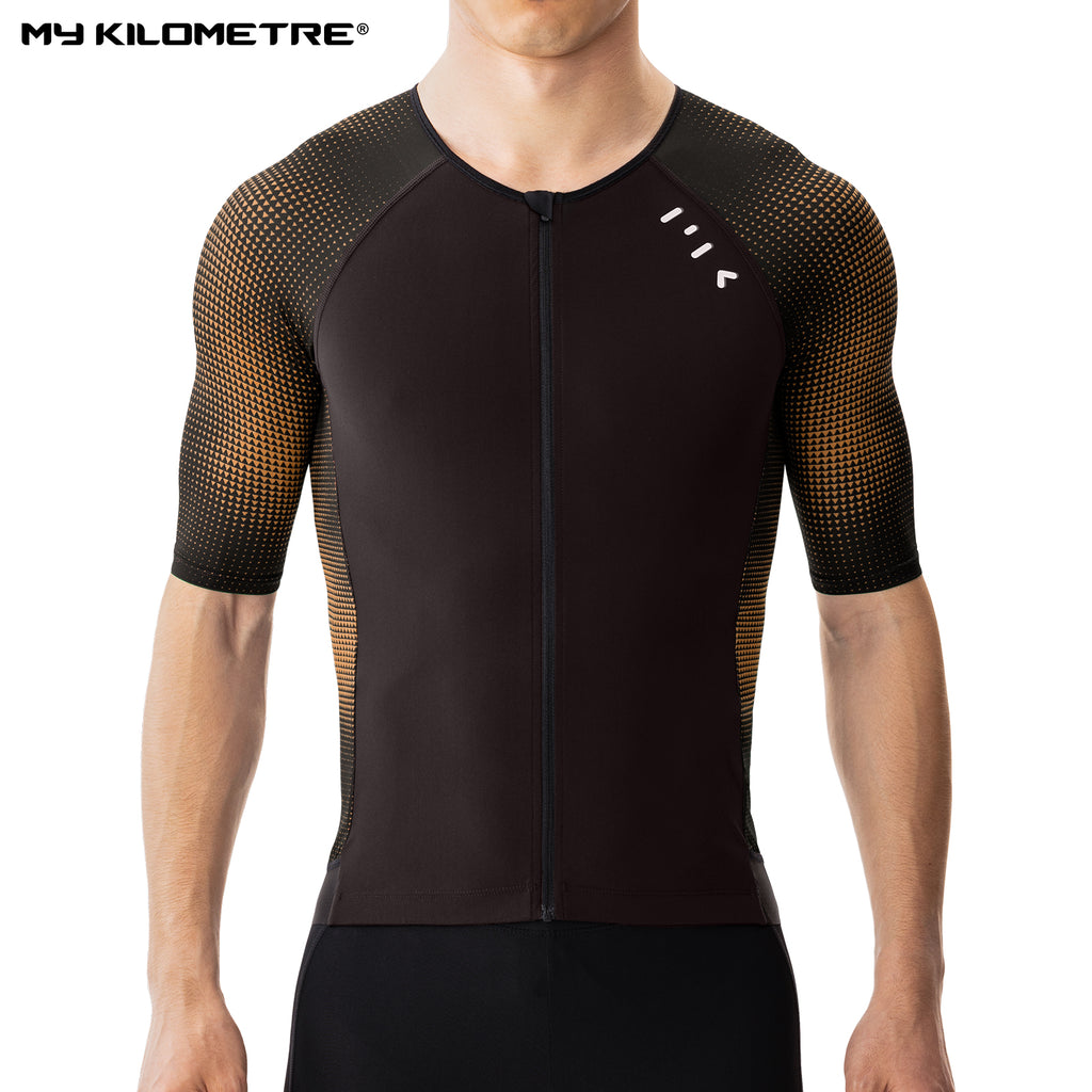 MY KILOMETRE Men's Triathlon Short Sleeve Top