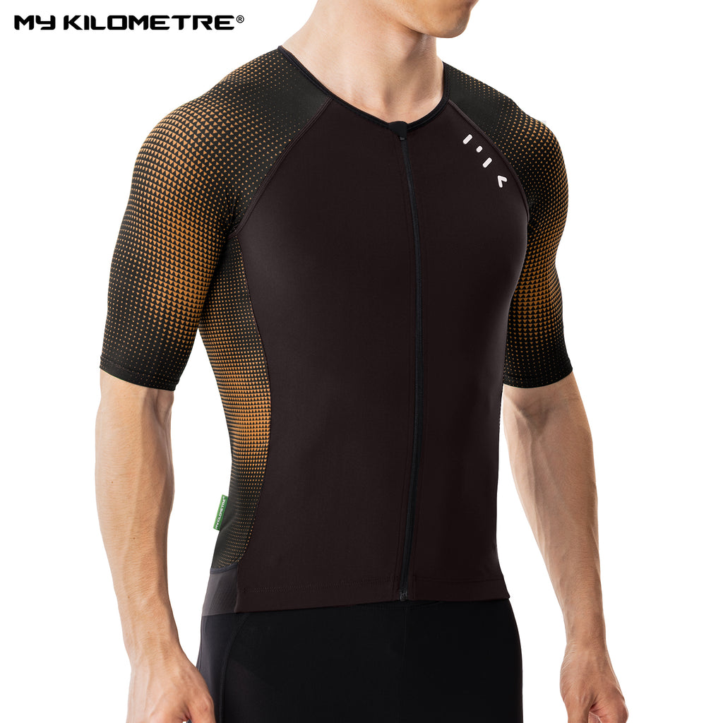 MY KILOMETRE Men's Triathlon Short Sleeve Top