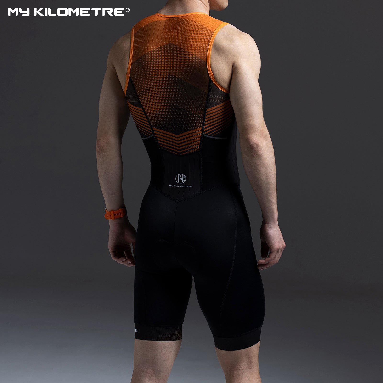 MY KILOMETRE Men's Sleeveless Tri Suit