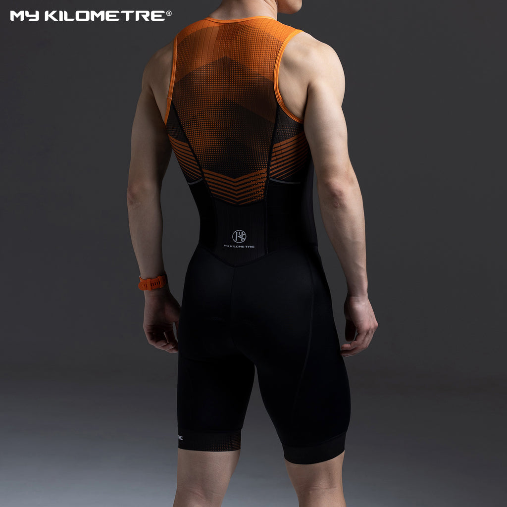 MY KILOMETRE Men's Sleeveless Tri Suit