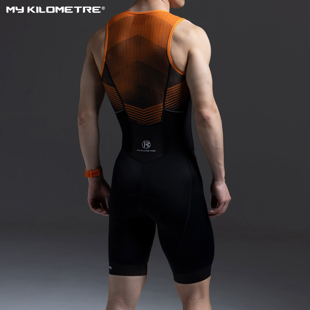 MY KILOMETRE Men's Sleeveless Tri Suit