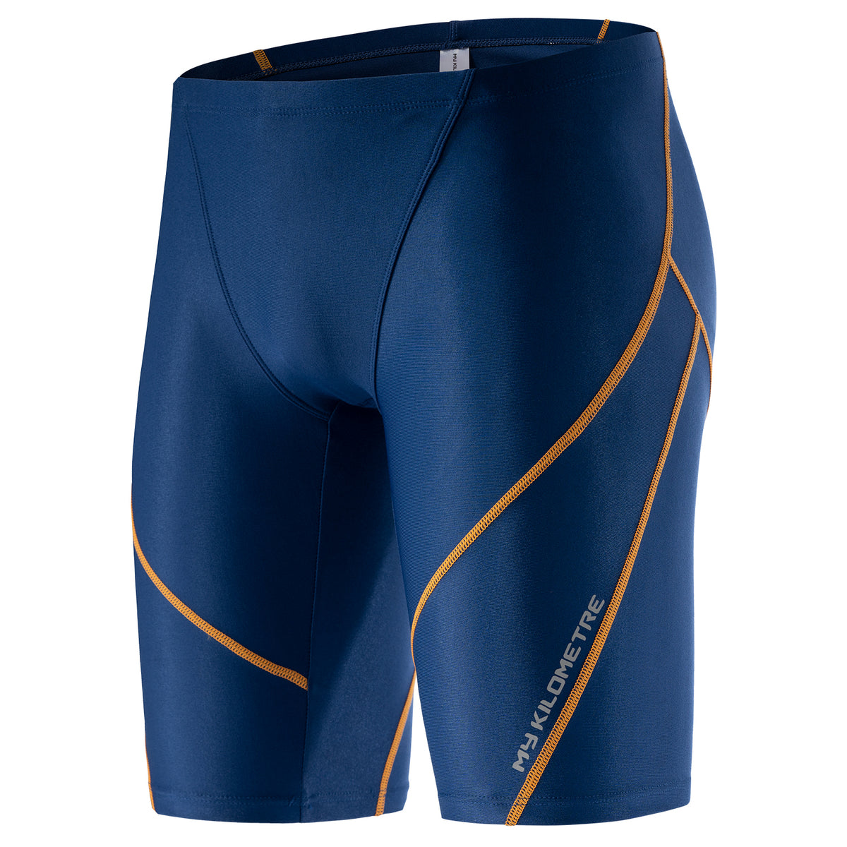 MY KILOMETRE Men's PBT Durable Training Swim Jammers