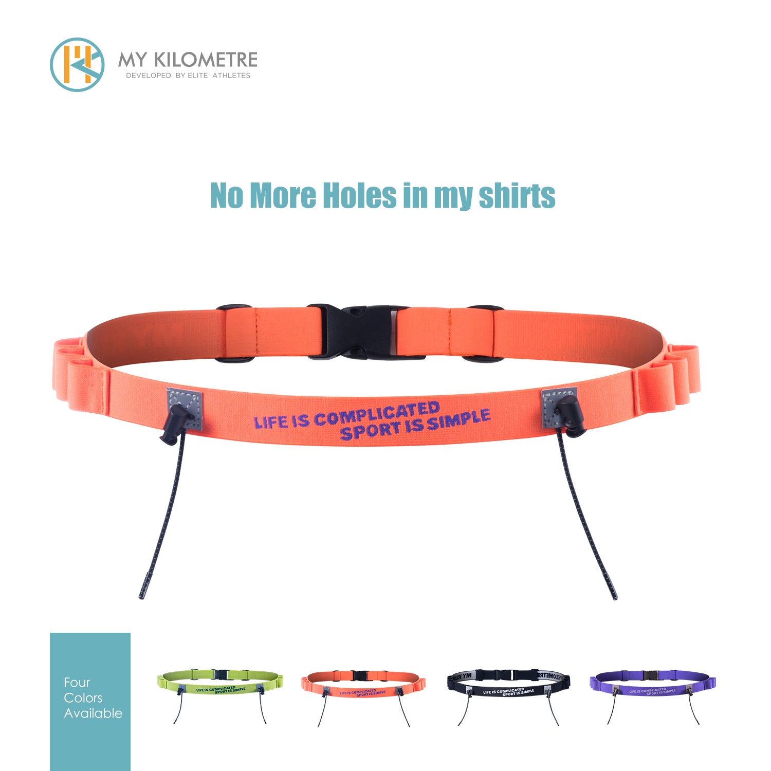 Marathon Triathlon Race Bib Belt