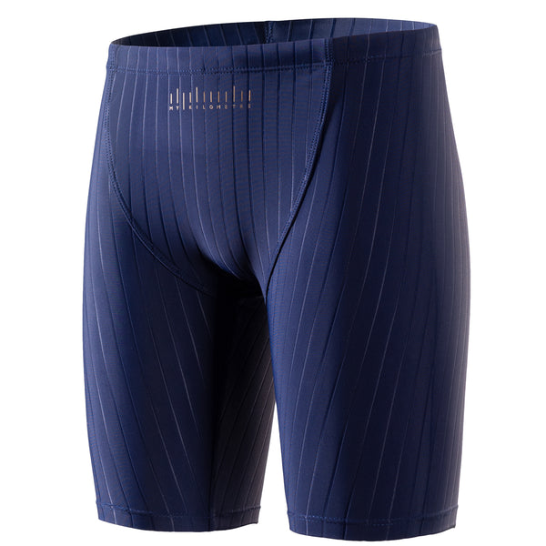 Boy Swim Jammer Black and Blue Jammer